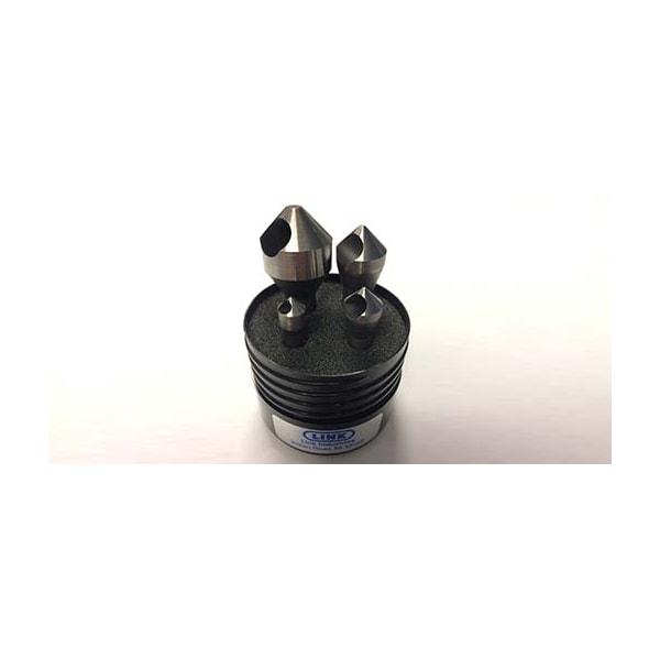 Link 82 Degree No-Flute Cobalt Deburr 4 Pc Set (3/8, 1/2, 3/4 & 1) 94-CO-569 - main